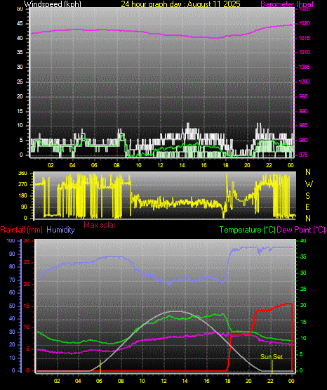 24 Hour Graph for Day 11