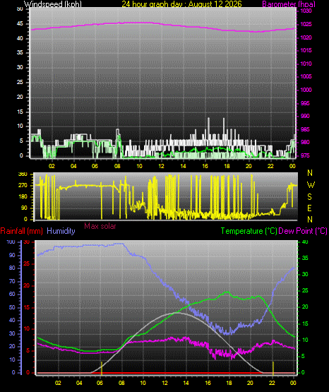24 Hour Graph for Day 12