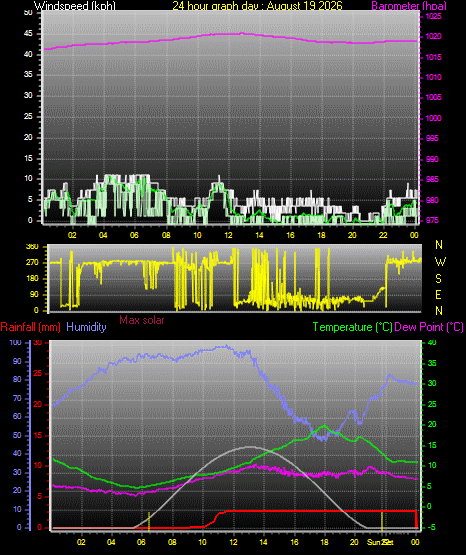 24 Hour Graph for Day 19