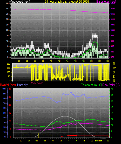 24 Hour Graph for Day 20